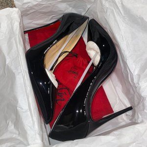 Kate 100 mm Pumps - Patent calf leather - Black